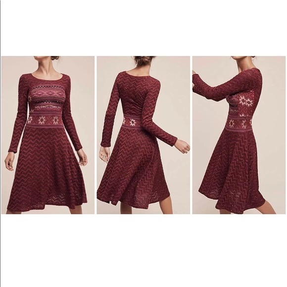 CECILIA PRADO ANTHROPOLOGIE SWEATER DRESS SIZE M - Picture 1 of 6